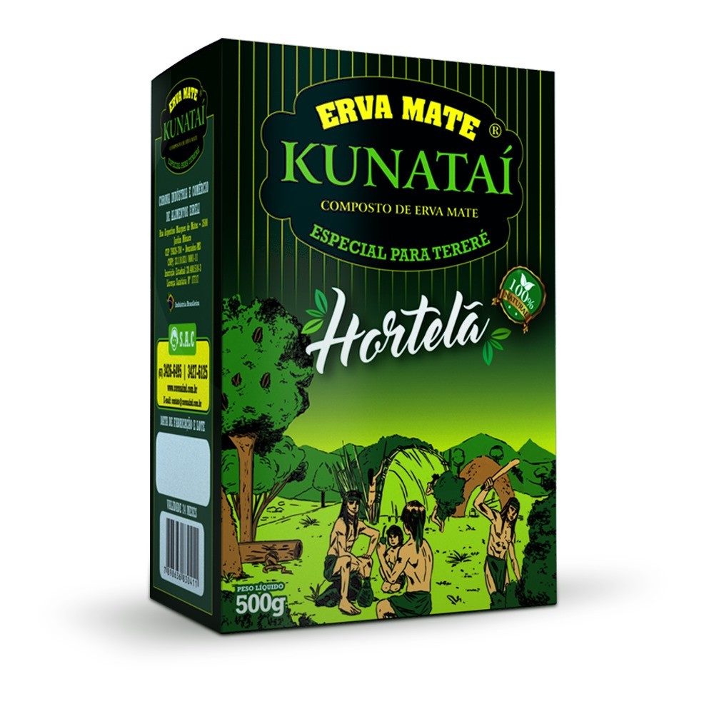 Erva Mate Kunatai Sabor Hortelã