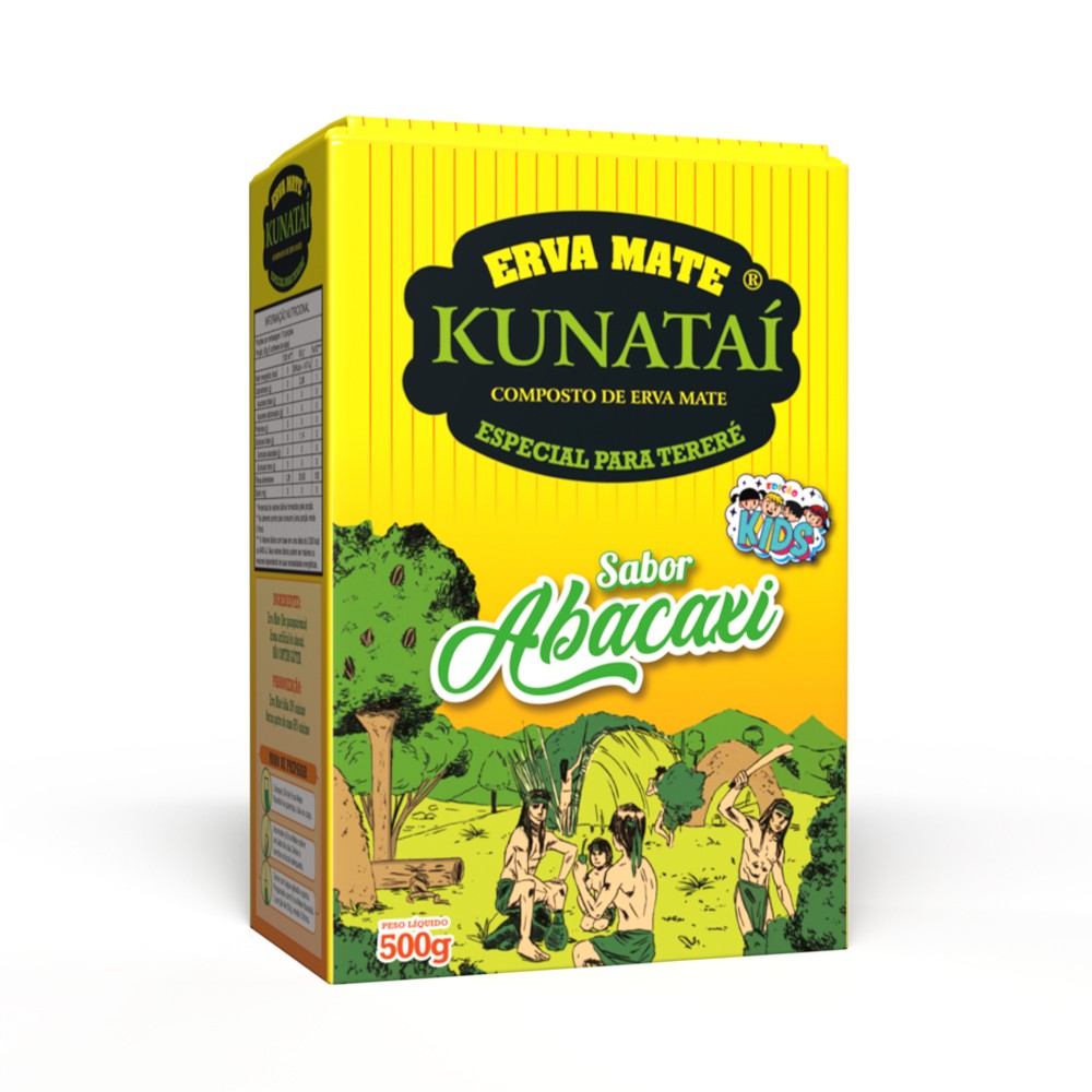 Erva Mate Kunatai Sabor Abacaxi.